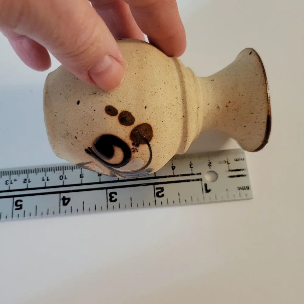 Vintage Tonala Mini Vase Hand Crafted Mexico